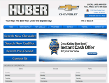 Tablet Screenshot of hubercars.com